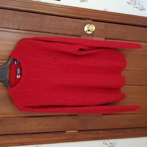 Chaps Mens Cable Knit XL Sweater